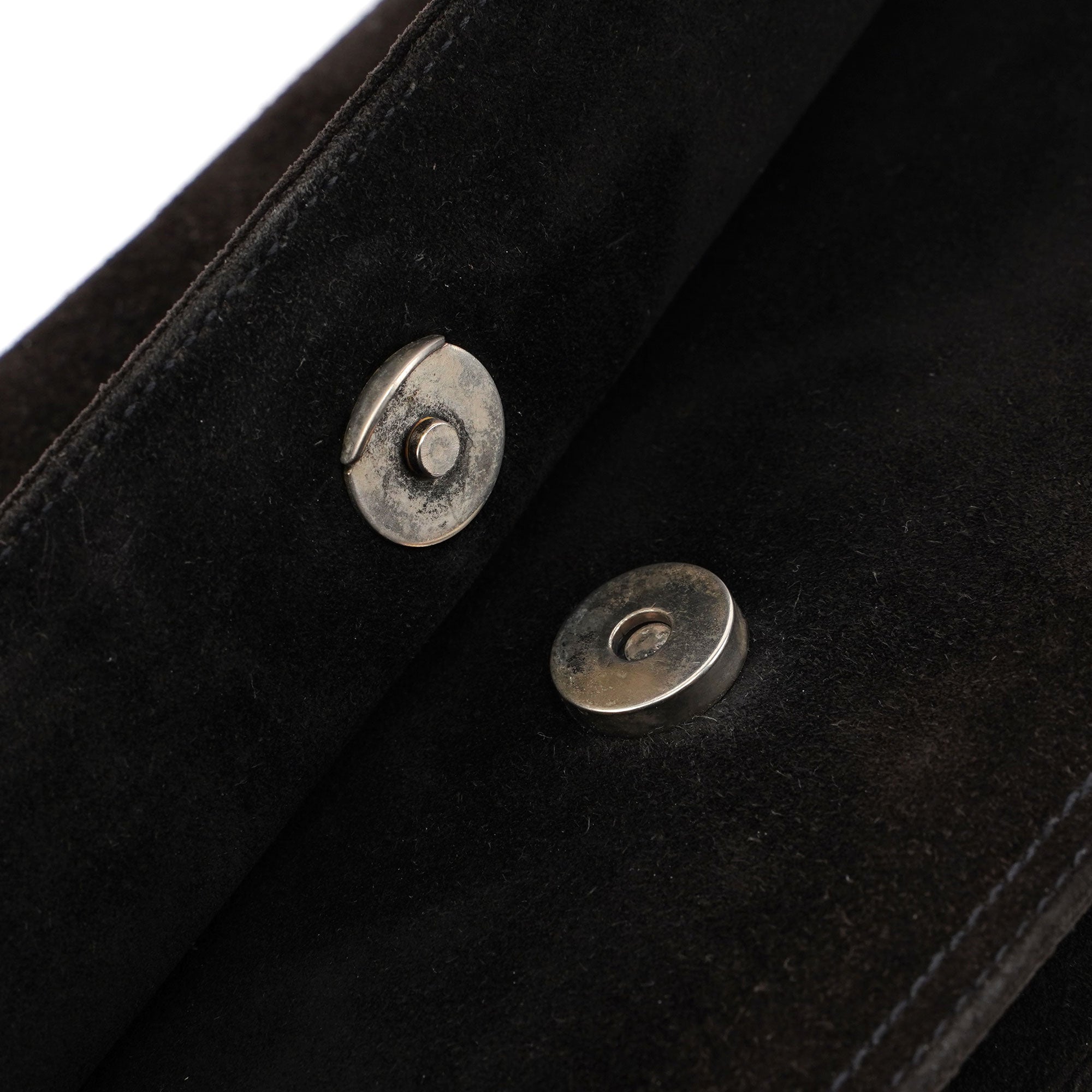 Brown Suede Flap Shoulder Bag