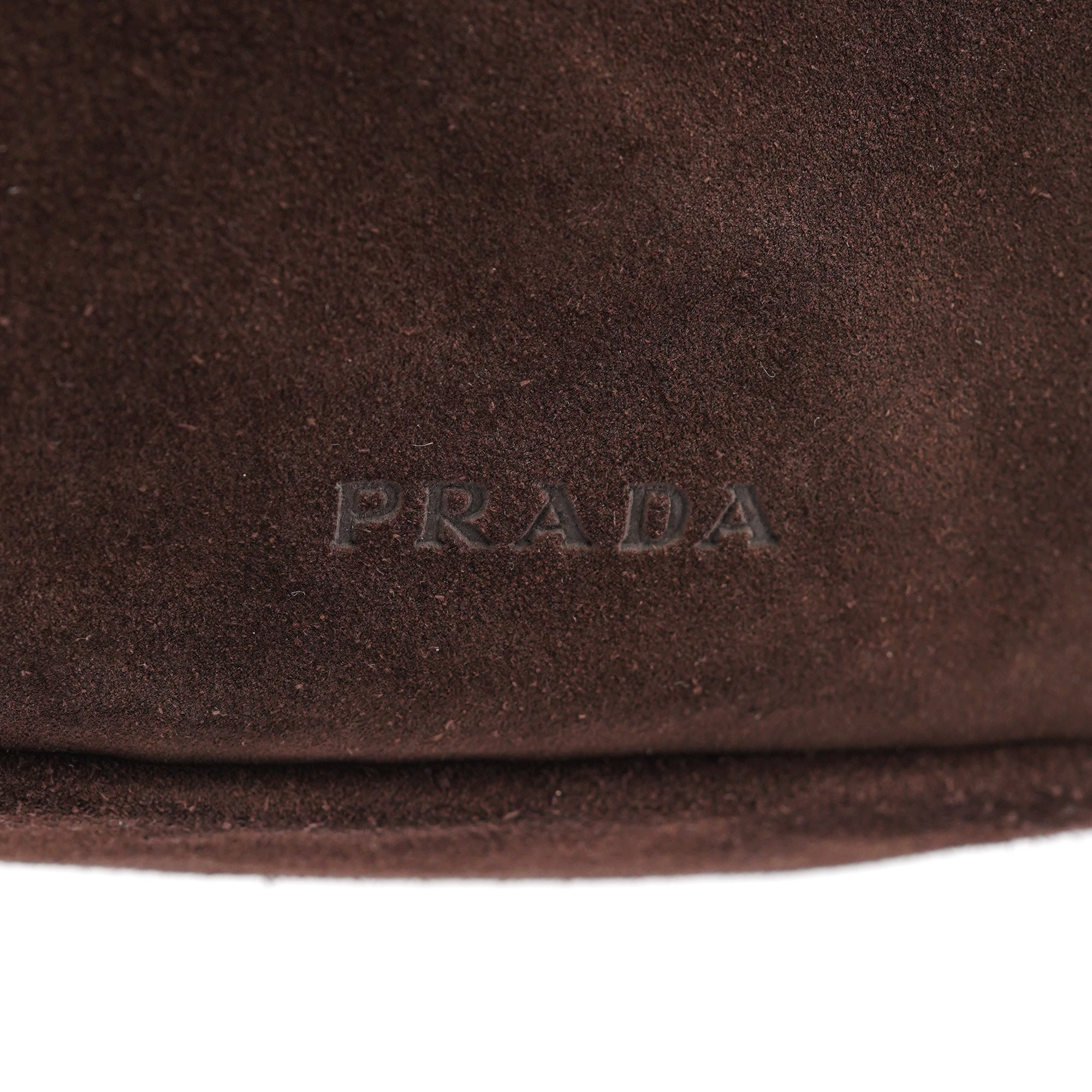 Brown Suede Hobo Shoulder Bag