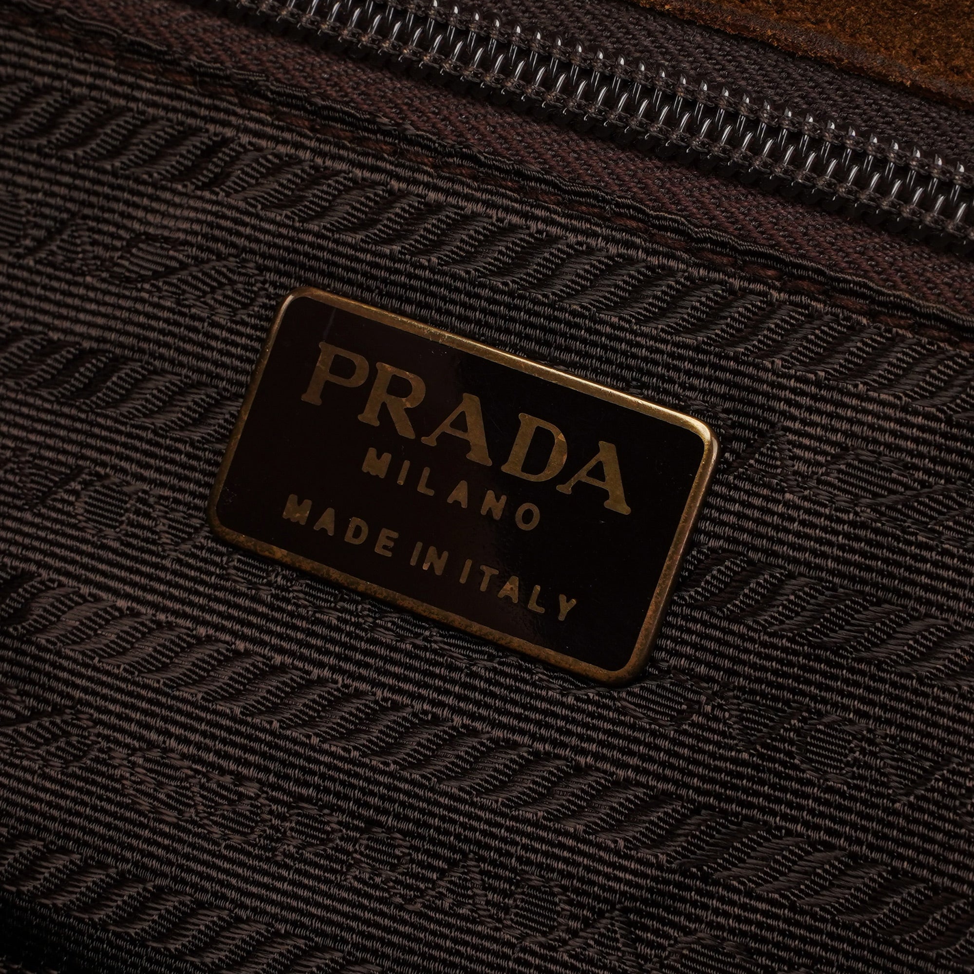 Brown Suede Shoulder Bag