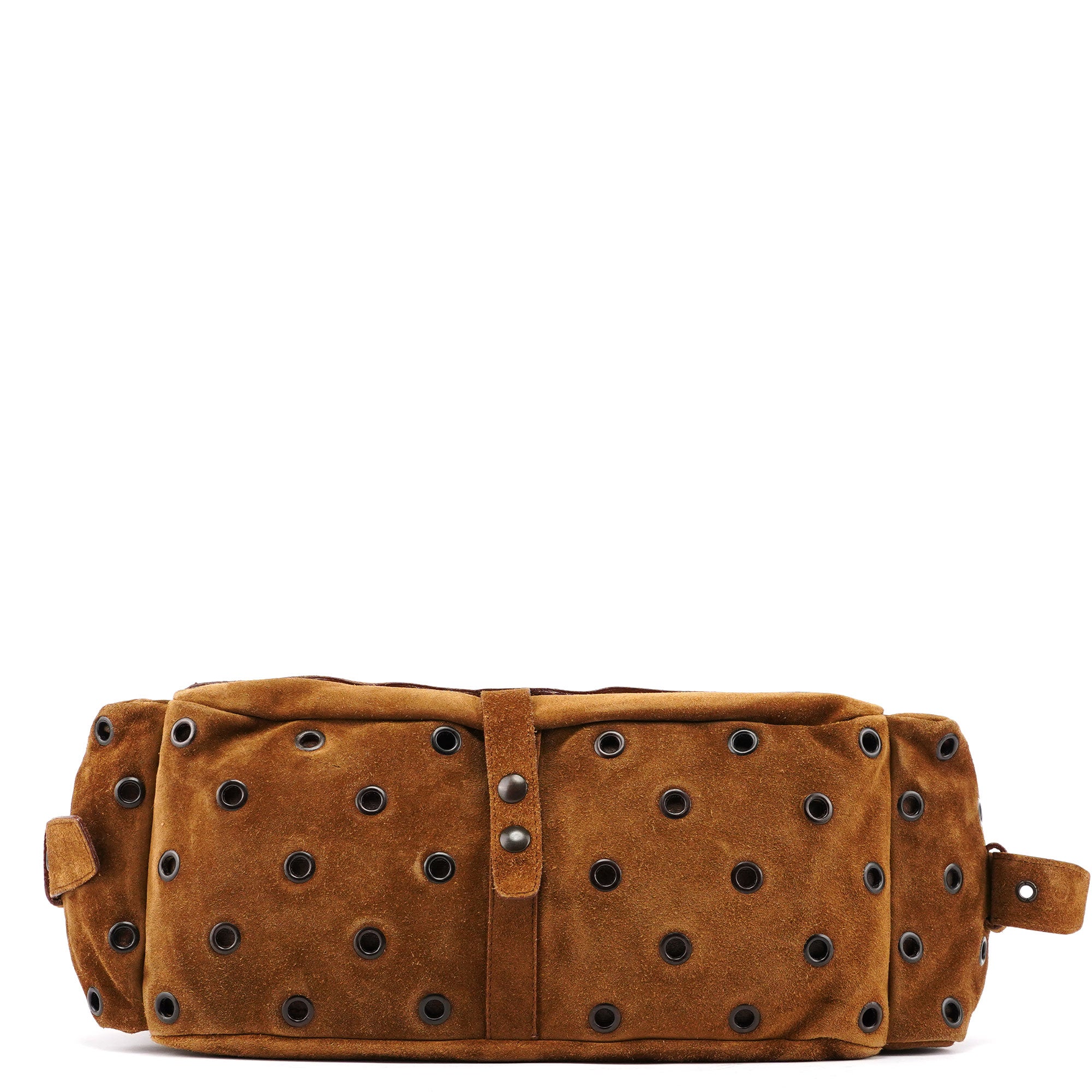 Brown Suede Shoulder Bag