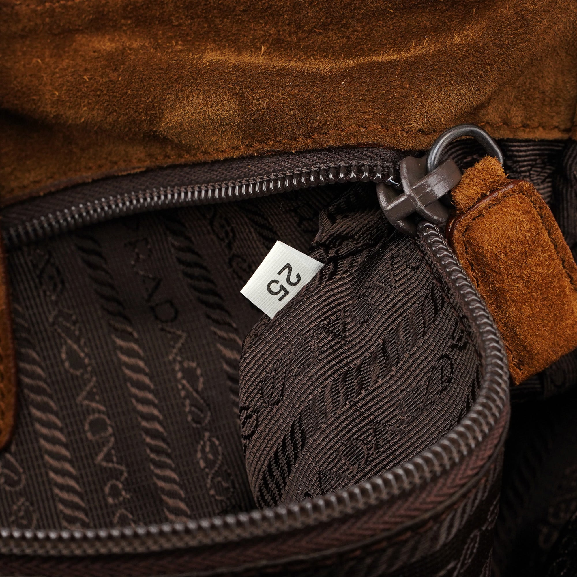 Brown Suede Shoulder Bag