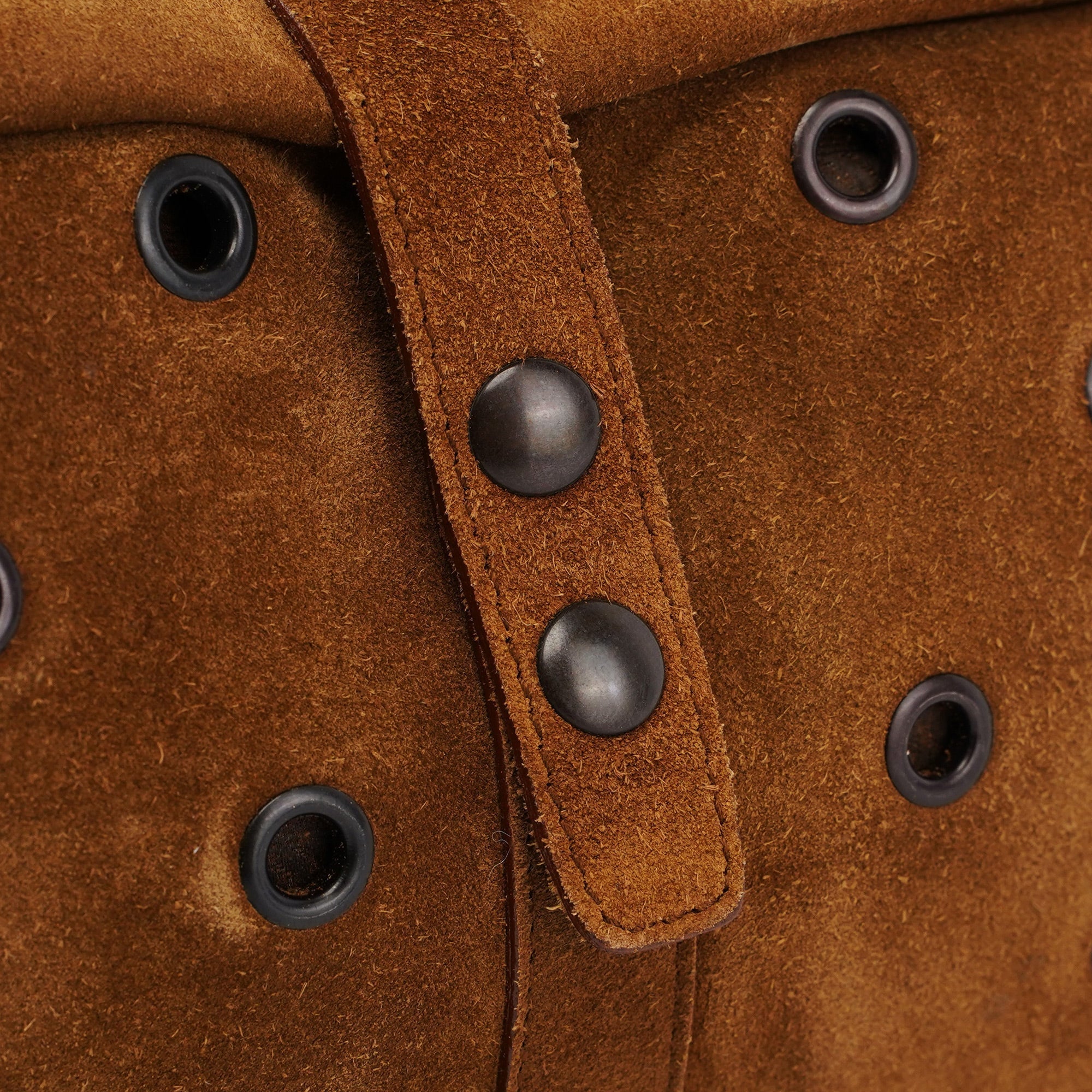 Brown Suede Shoulder Bag