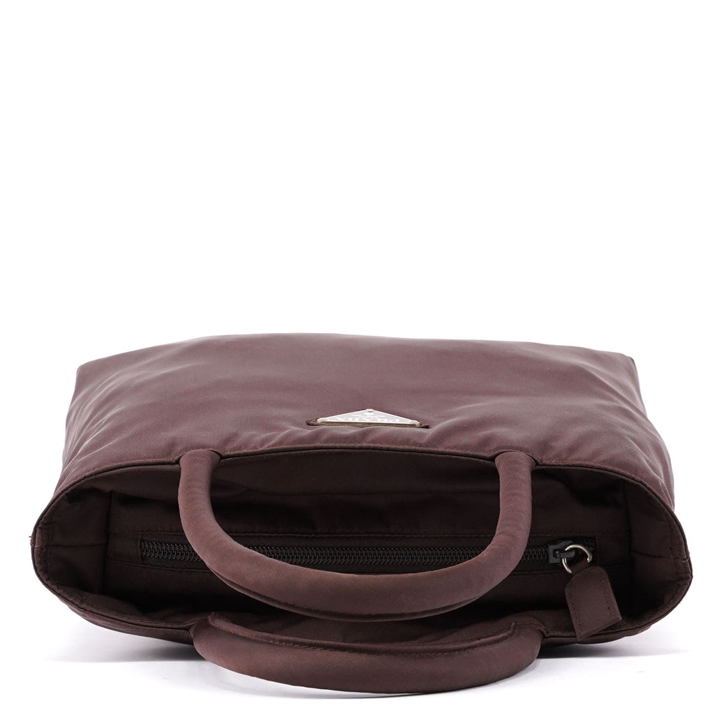 Brown Tessuto City Tote