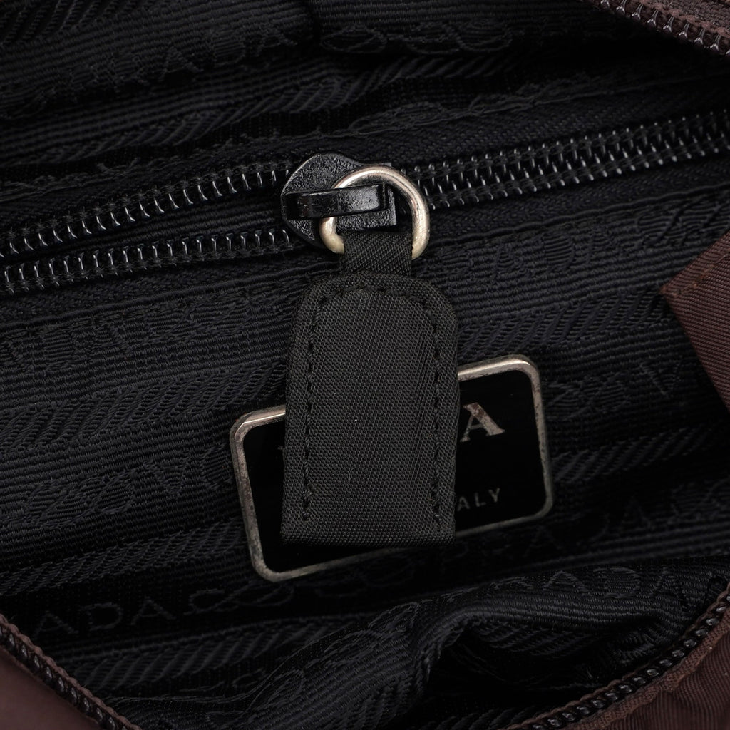 Brown Tessuto City Tote