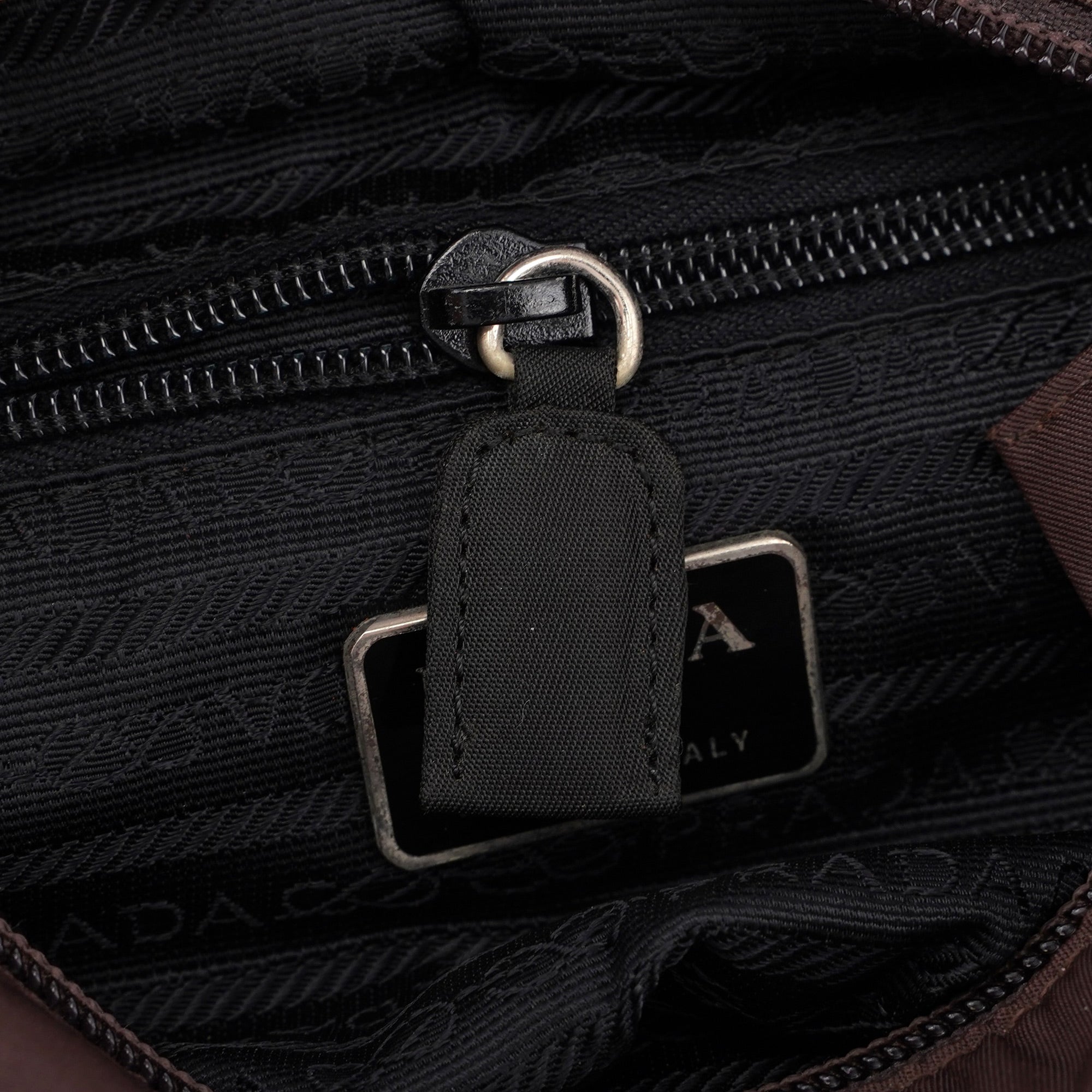Brown Tessuto City Tote