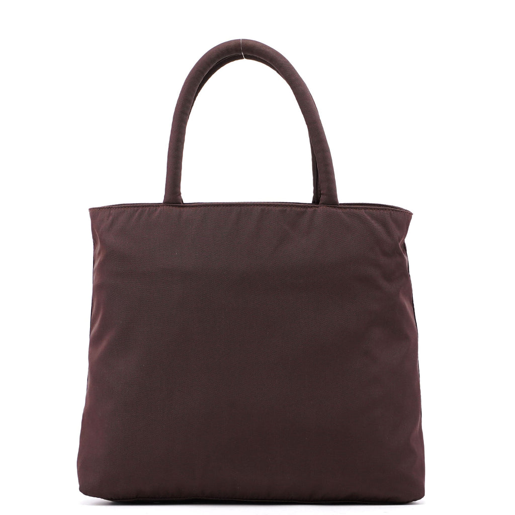 Brown Tessuto City Tote