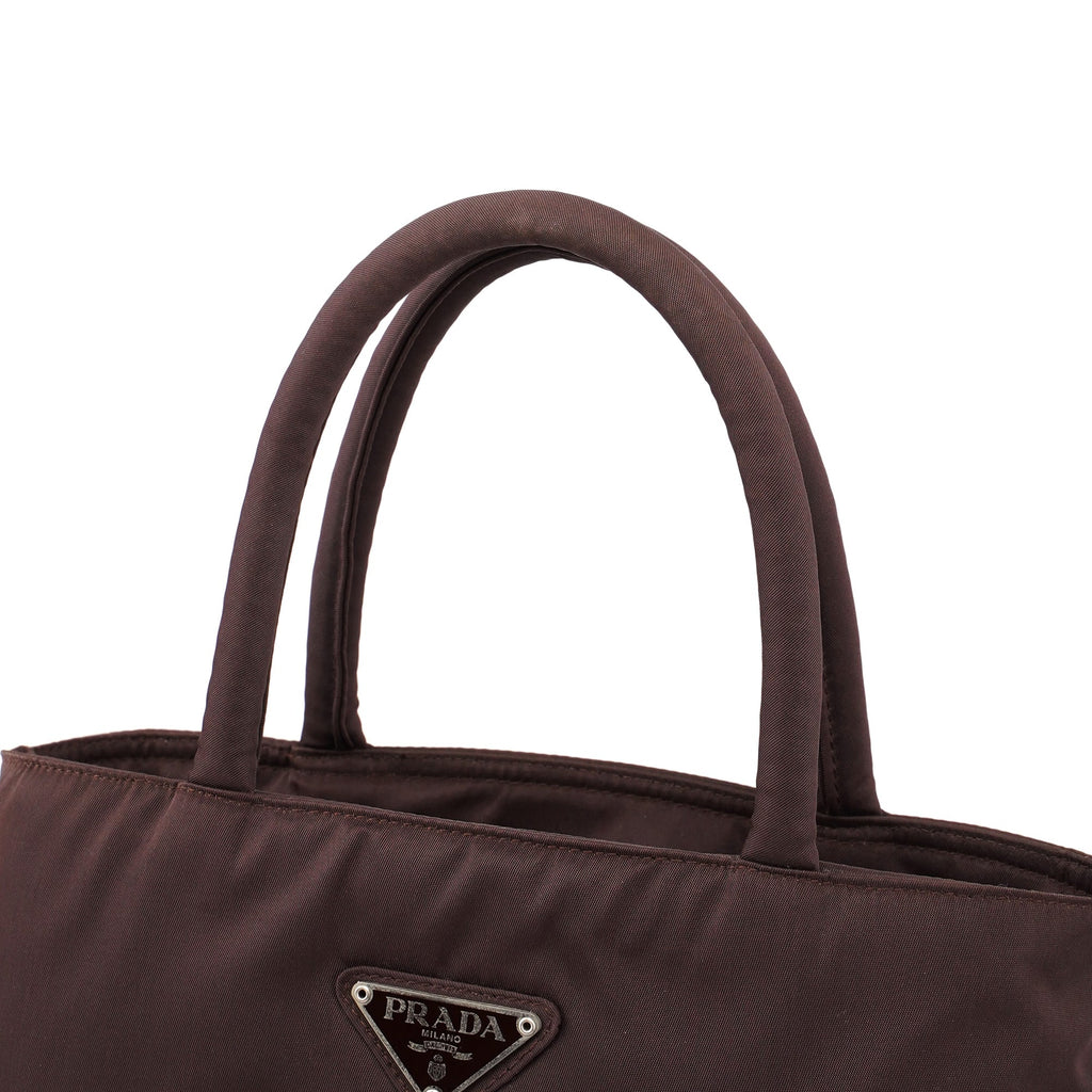 Brown Tessuto City Tote