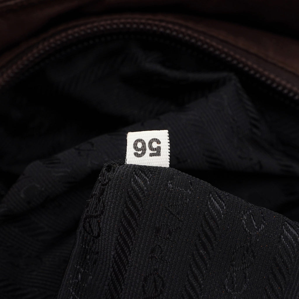 Brown Tessuto City Tote