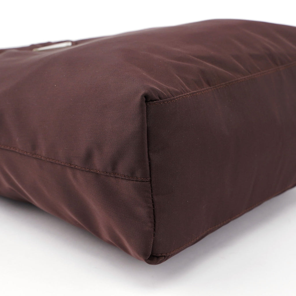 Brown Tessuto City Tote