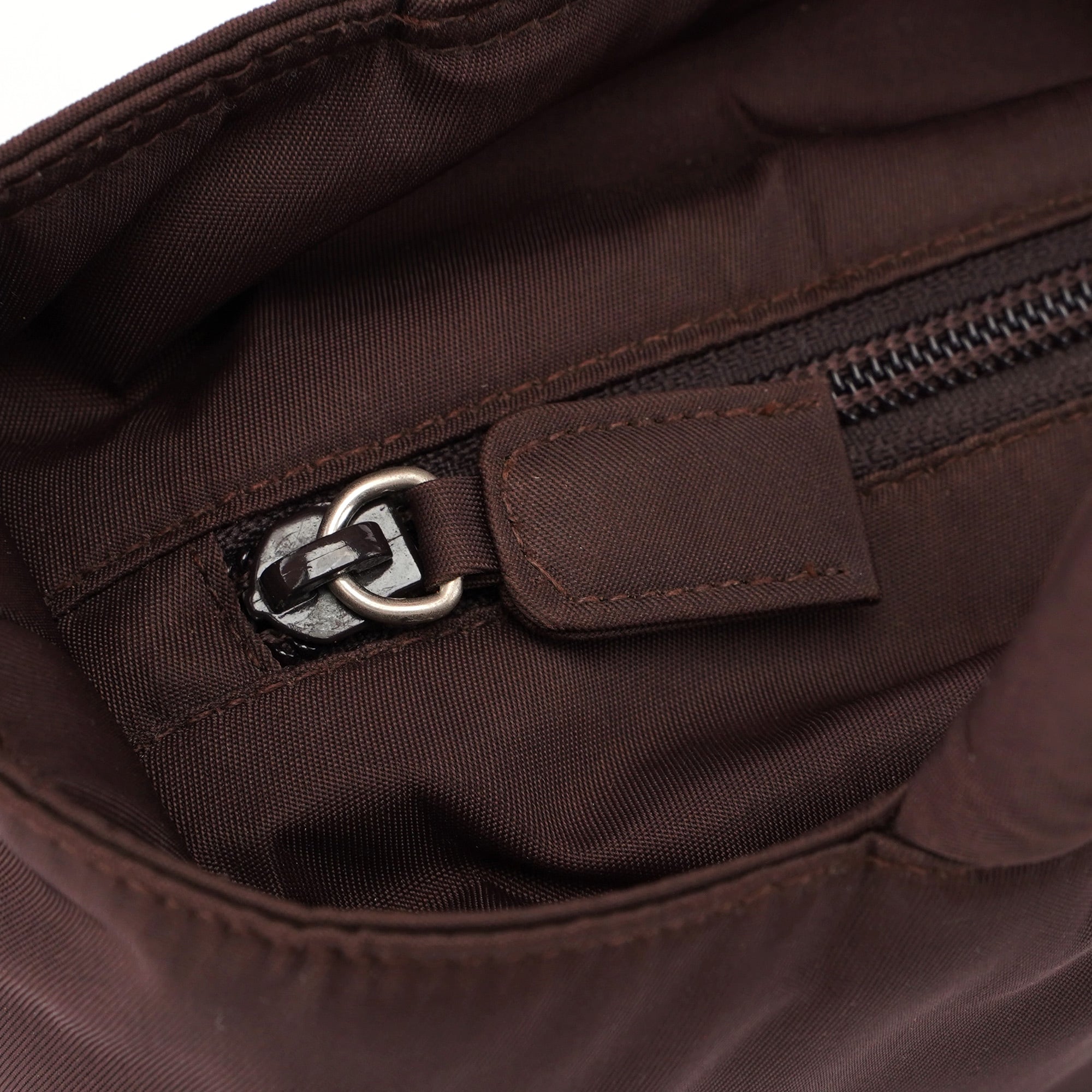 Brown Tessuto City Tote