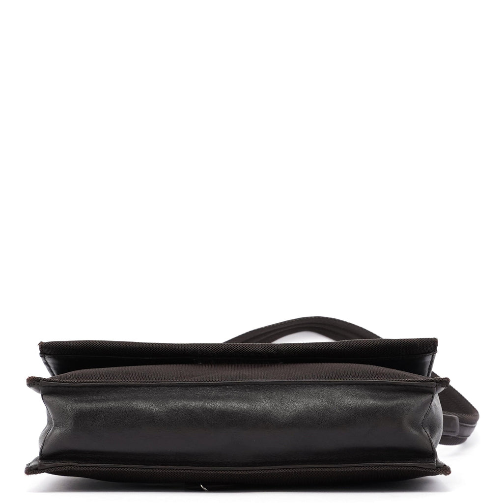 Brown Tessuto Mesh Sport Hobo Bag