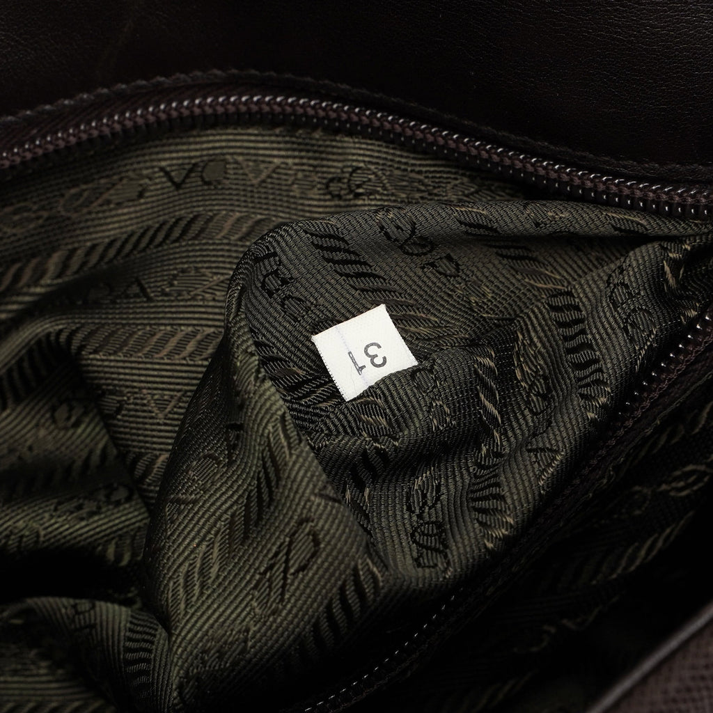 Brown Tessuto Mesh Sport Hobo Bag