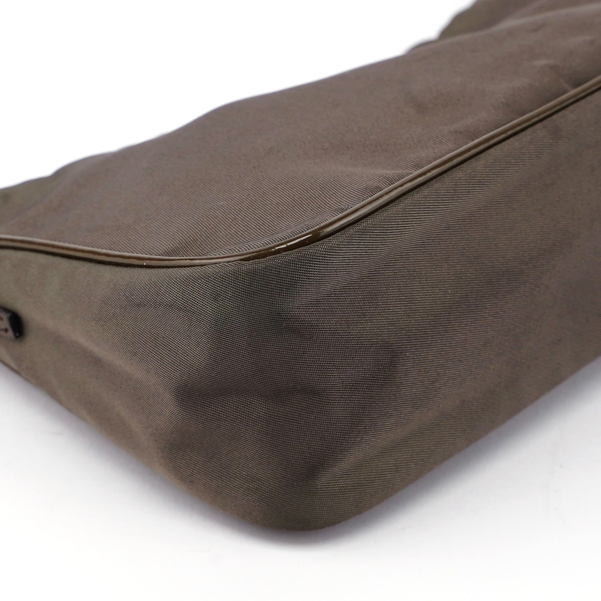 Brown Tessuto Mini Hobo