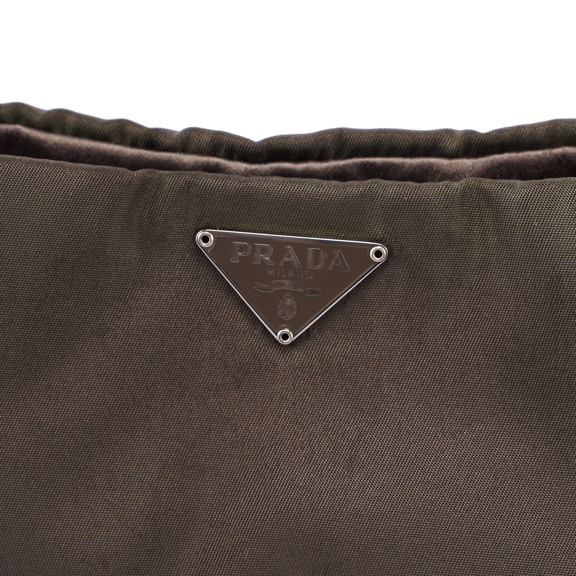 Brown Tessuto Mini Hobo