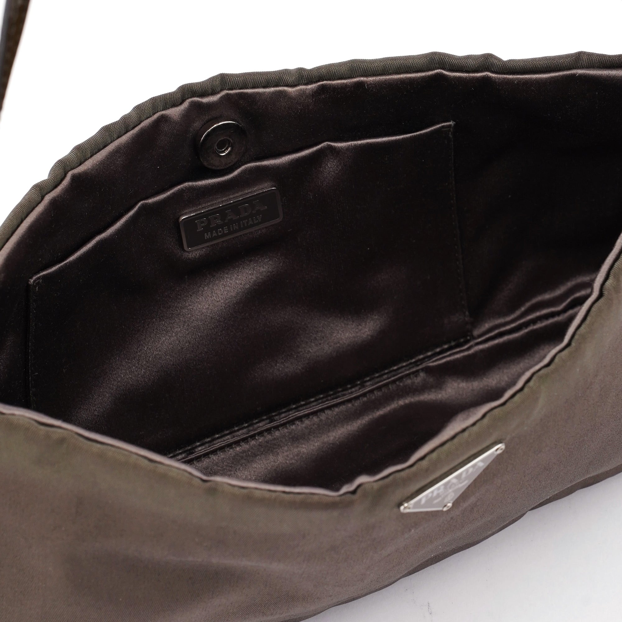 Brown Tessuto Mini Hobo