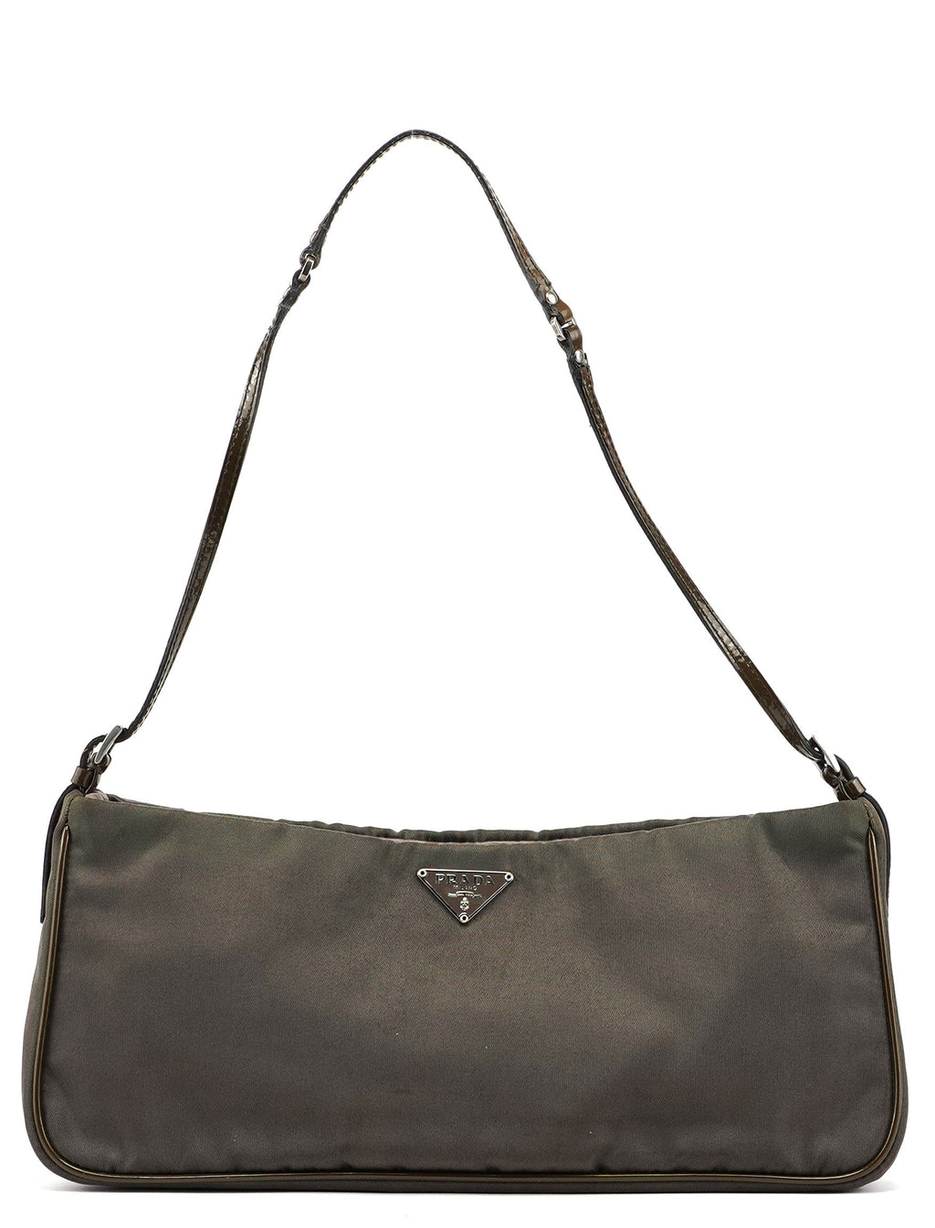 Brown Tessuto Mini Hobo
