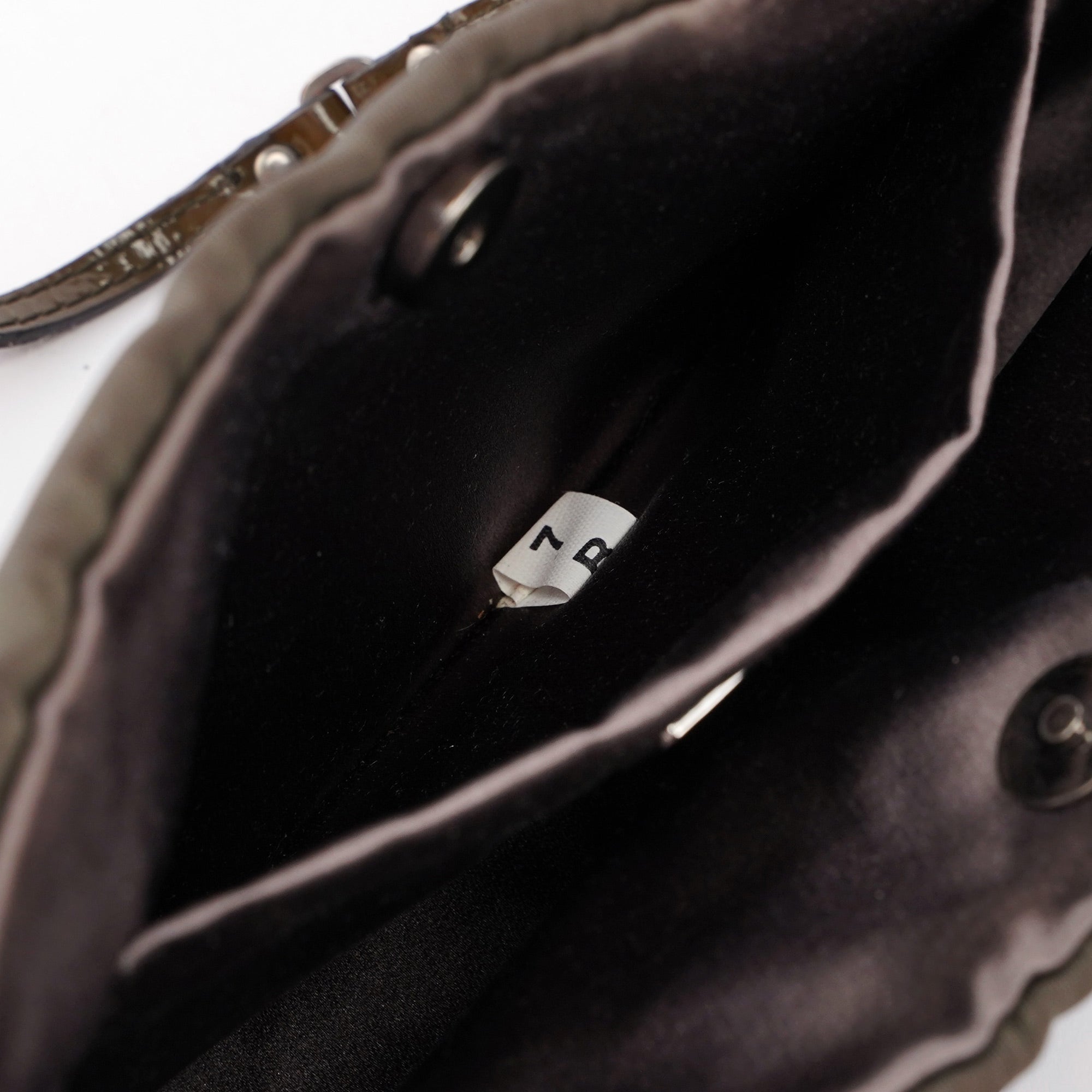 Brown Tessuto Mini Hobo