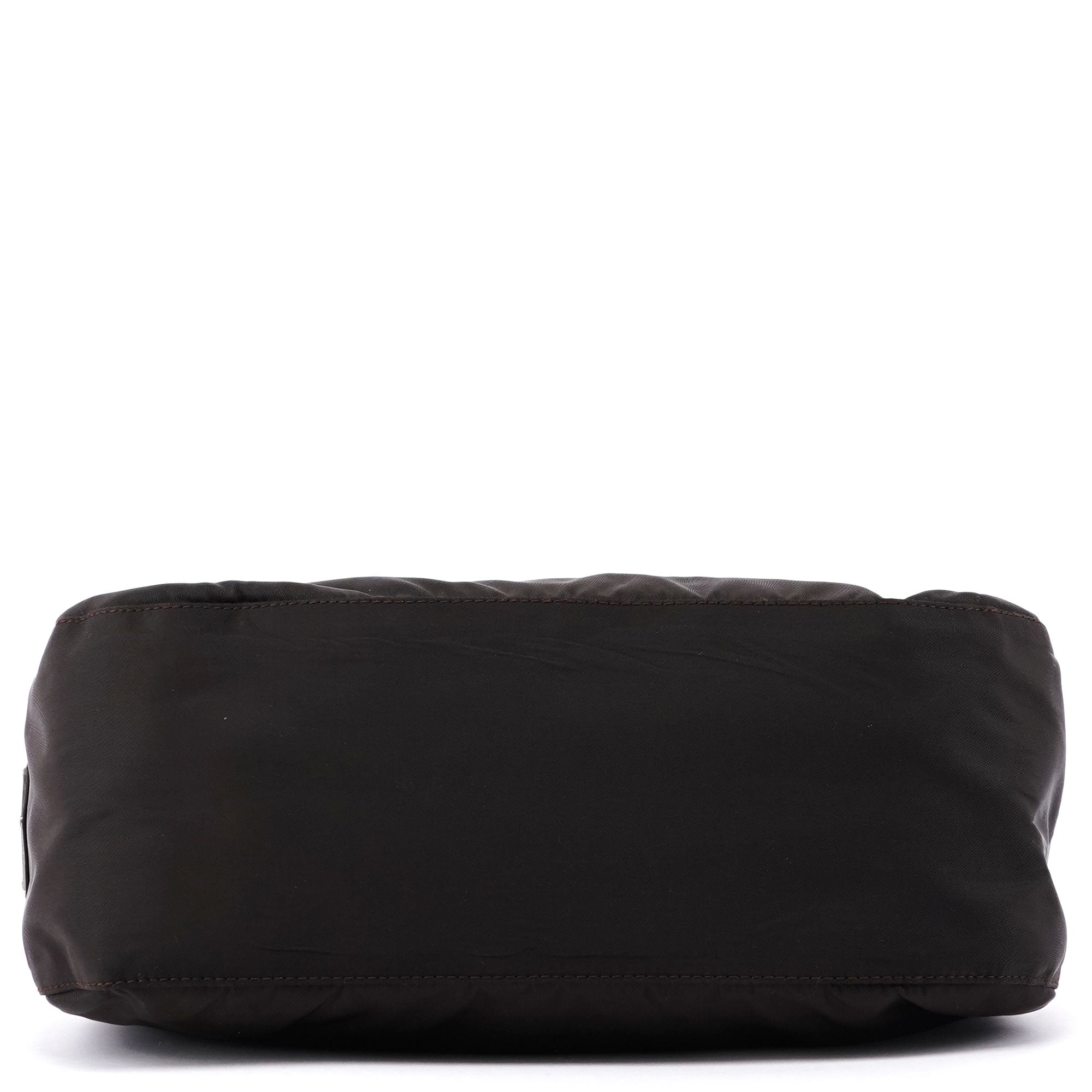 Brown Tessuto Plastic Shoulder Bag