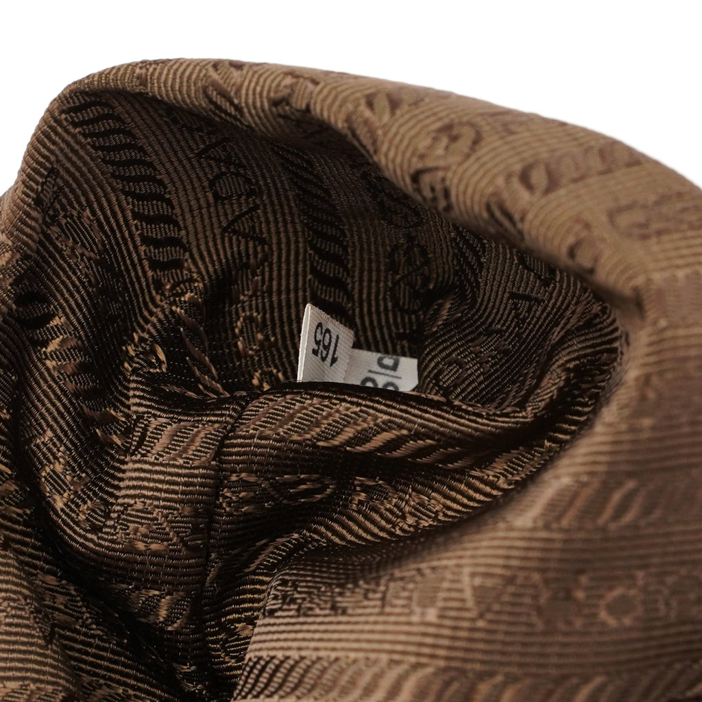 Brown Tessuto Saffiano Crossbody Bag