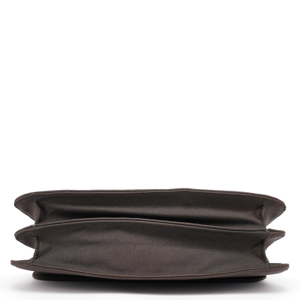 Brown Tessuto Swing Chain Shoulder Bag