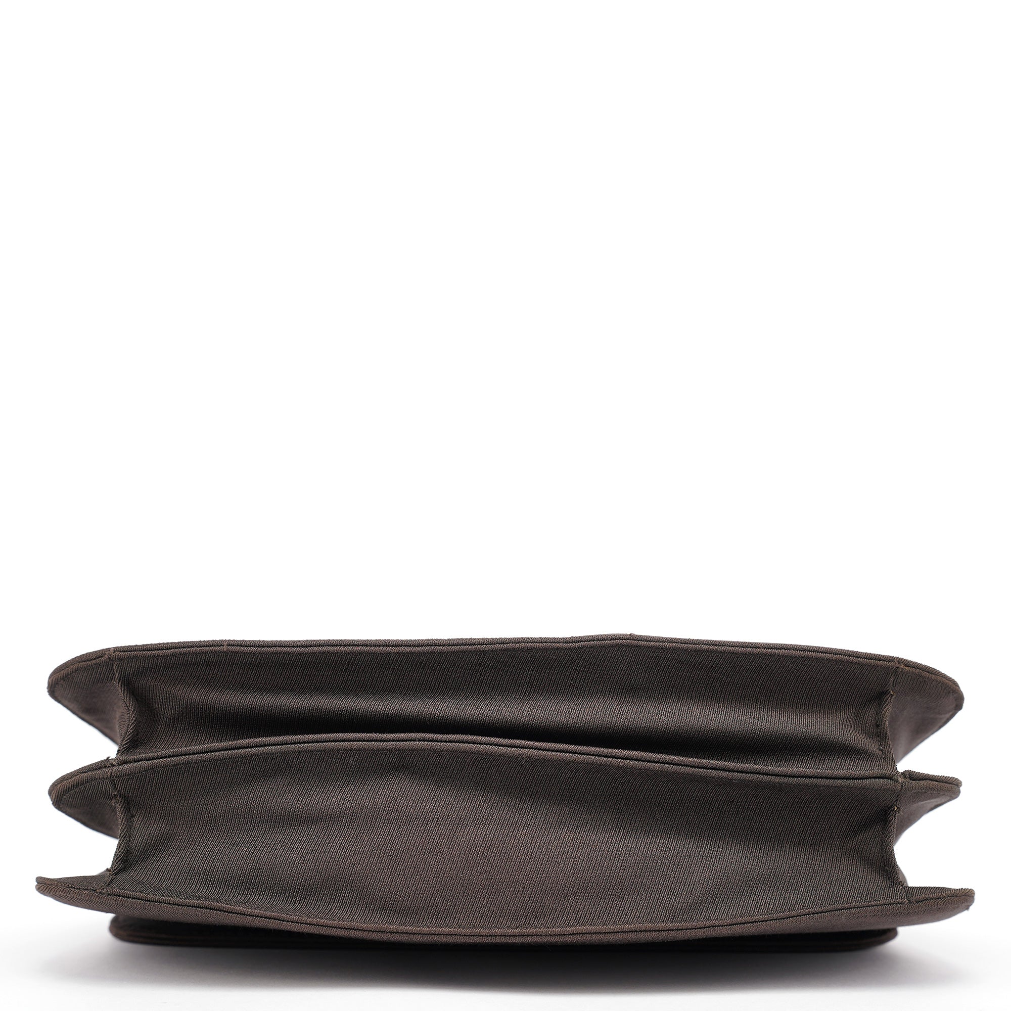 Brown Tessuto Swing Chain Shoulder Bag