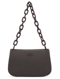 Brown Tessuto Swing Chain Shoulder Bag