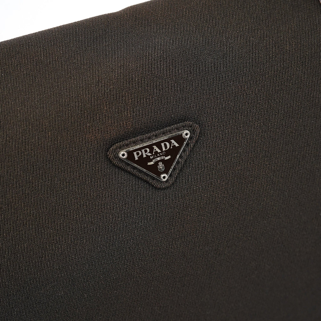 Brown Tessuto Swing Chain Shoulder Bag