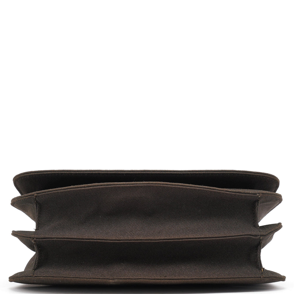 Brown Tessuto Swing Chain Shoulder Bag