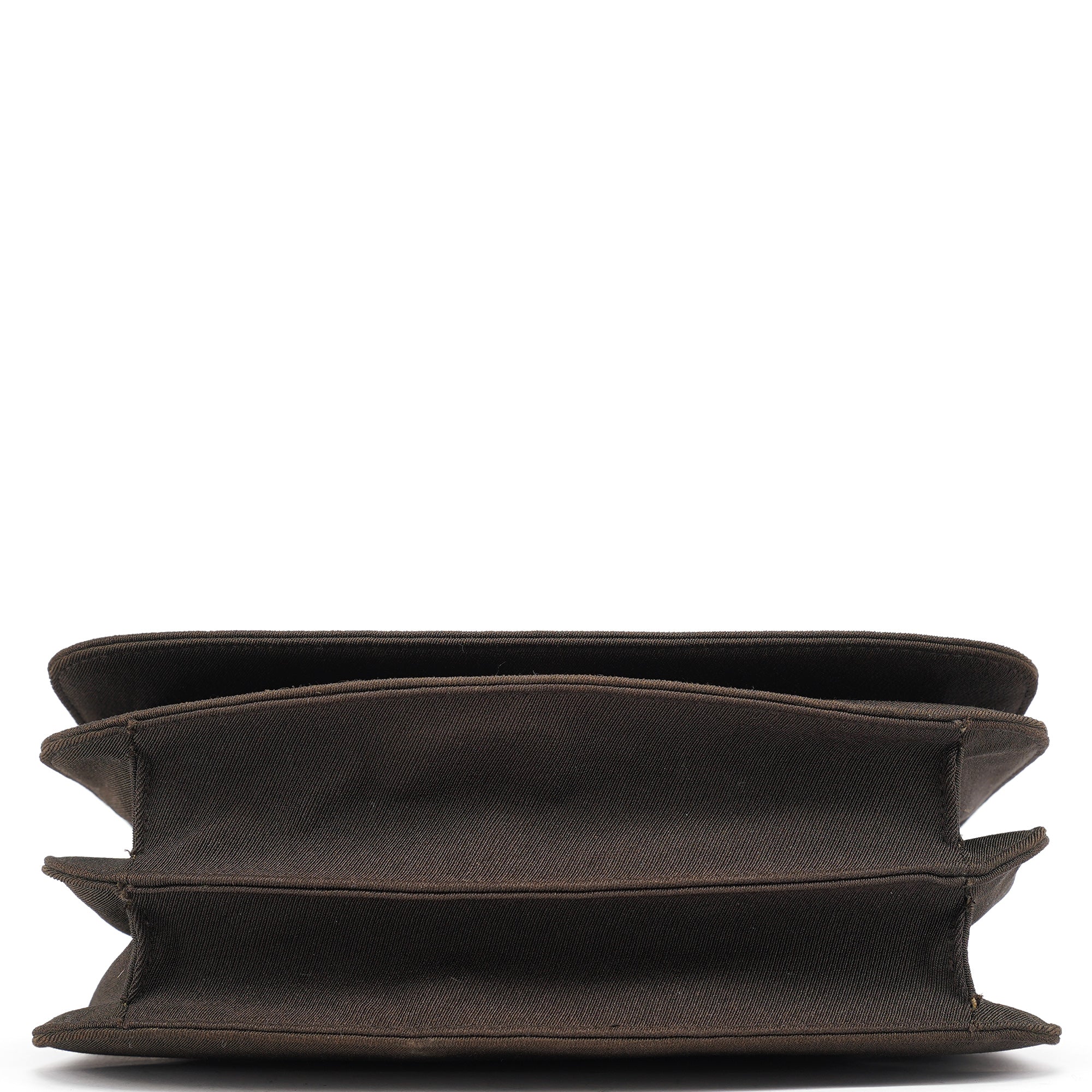 Brown Tessuto Swing Chain Shoulder Bag