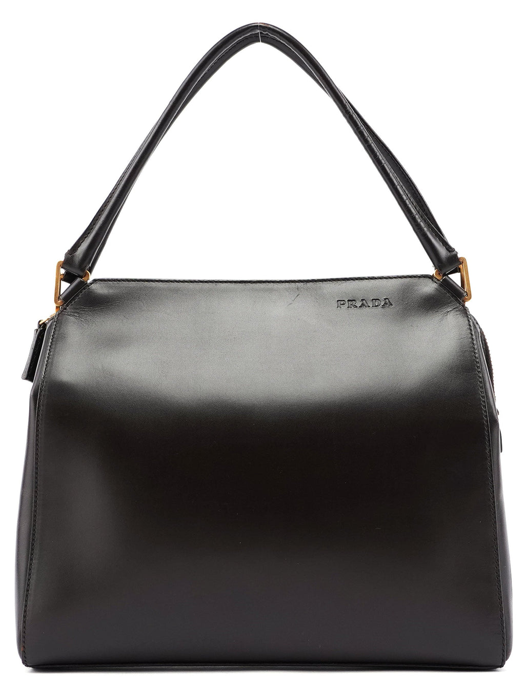 Brown Vitello Chic Shoulder Bag
