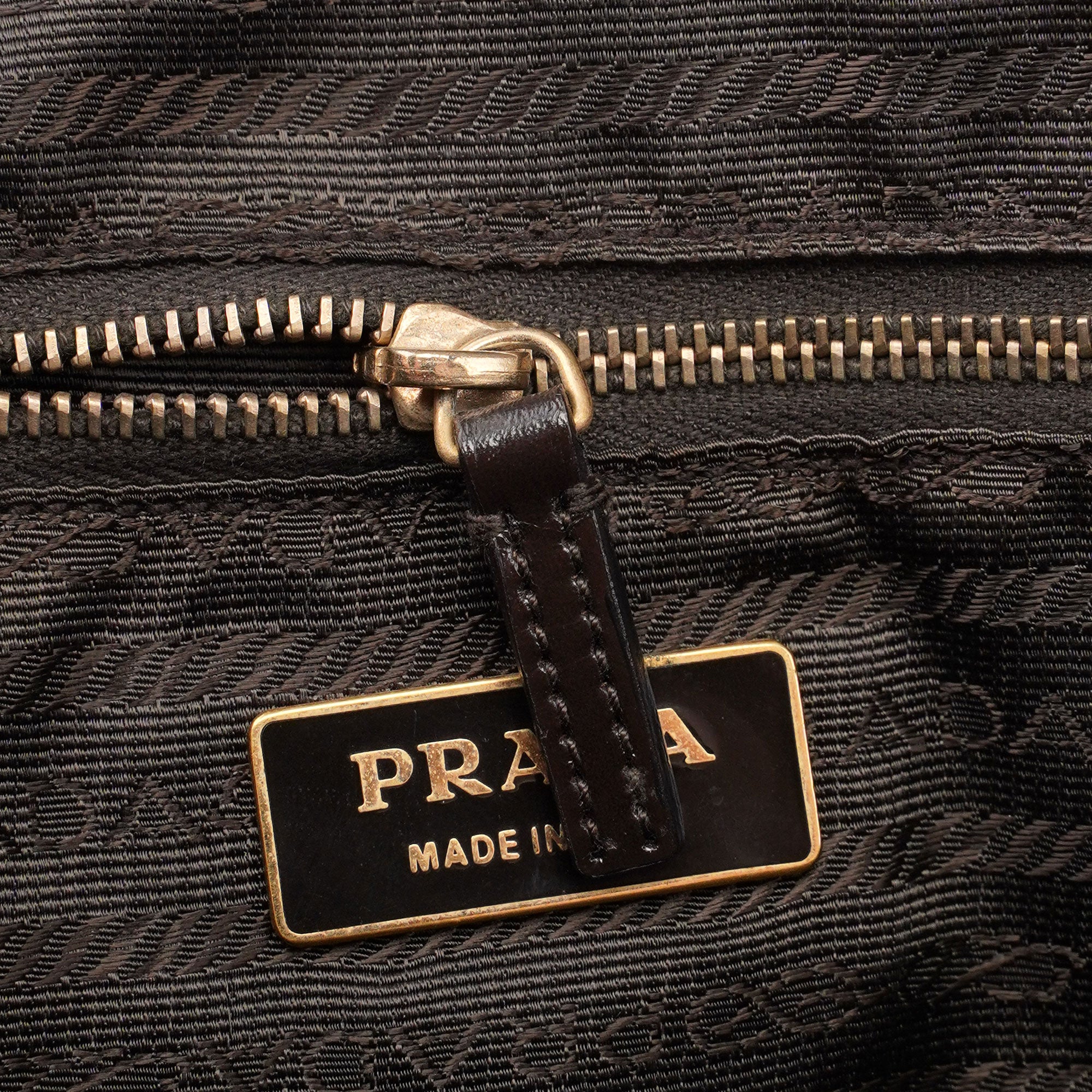 Brown Vitello Chic Shoulder Bag