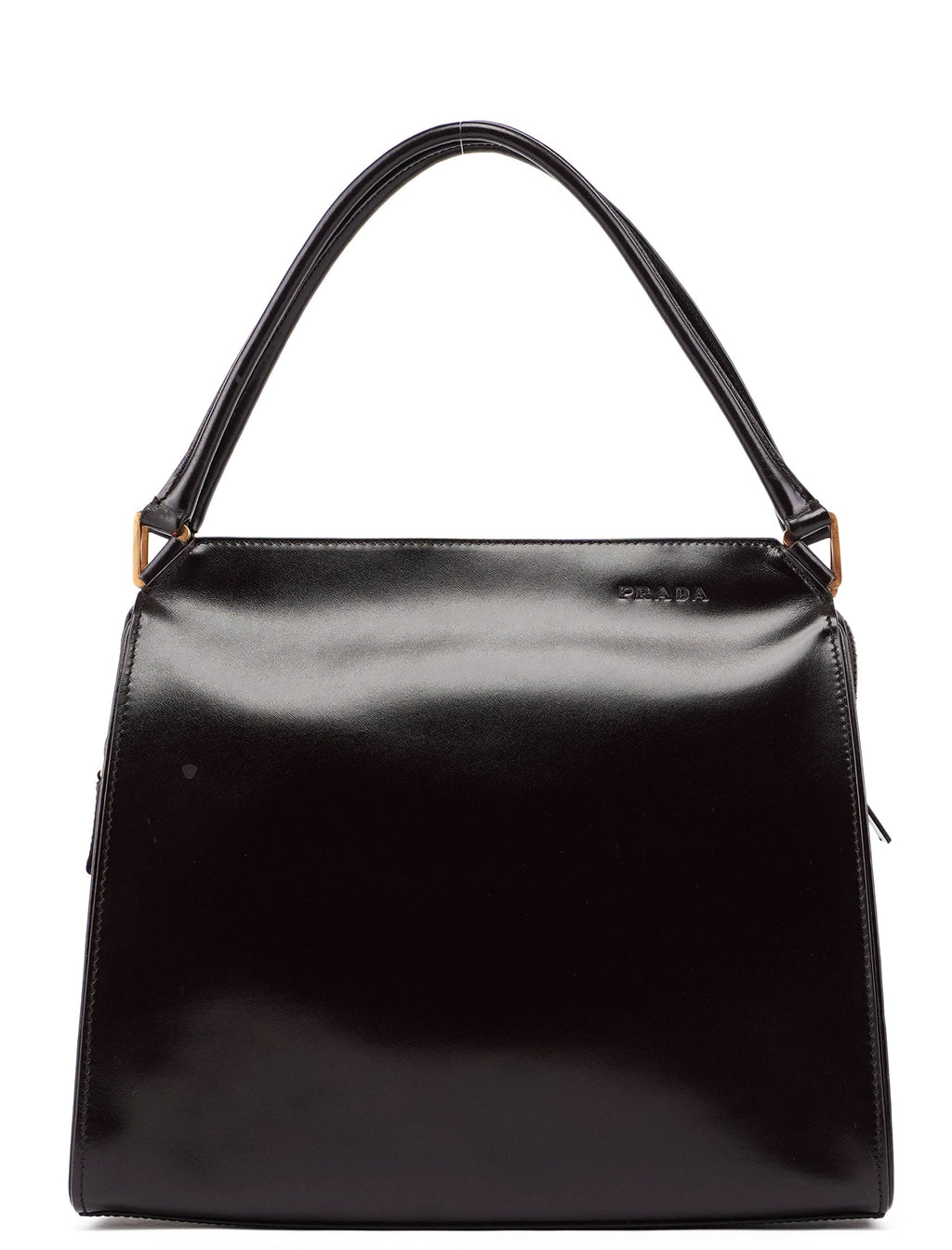 Brown Vitello Chic Shoulder Bag