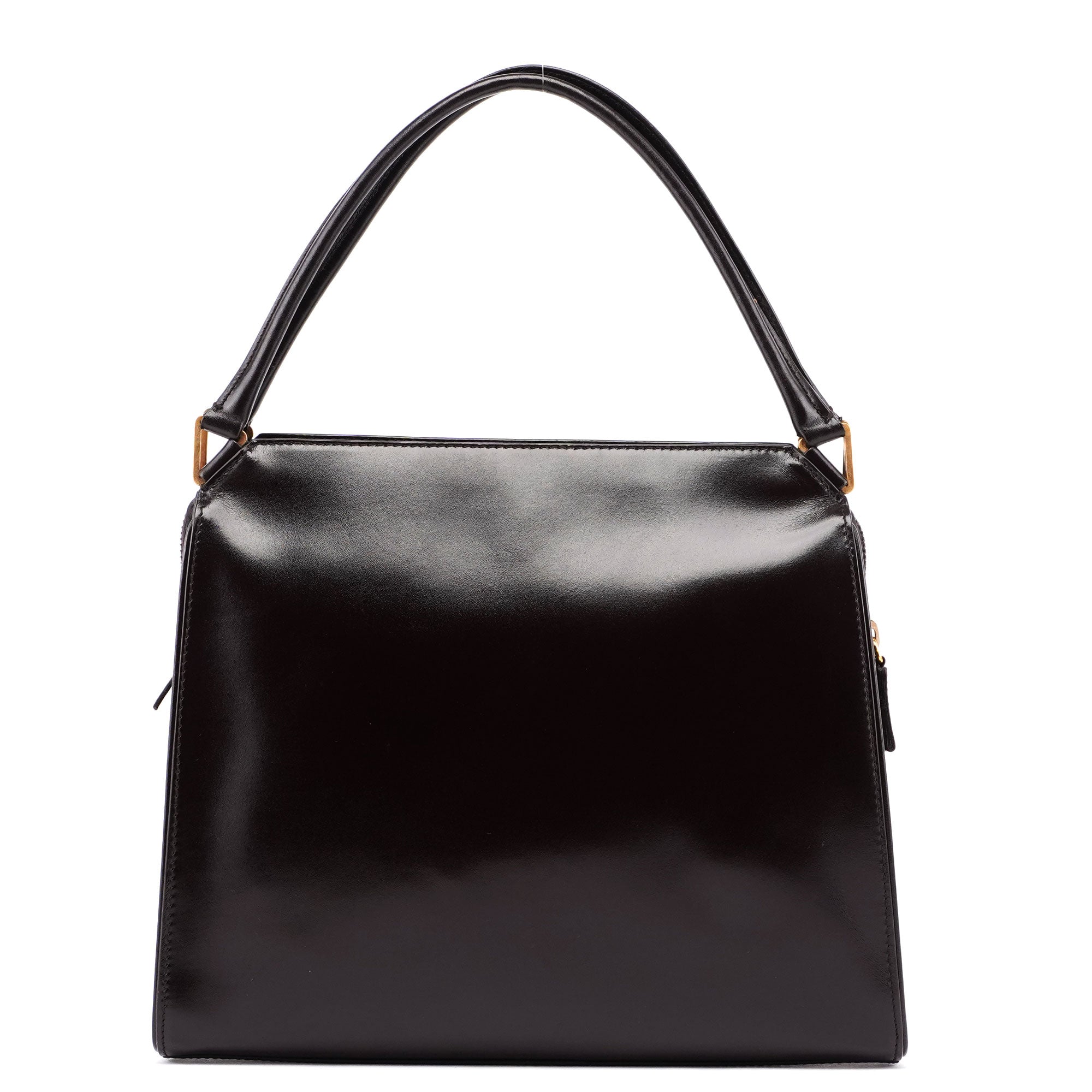 Brown Vitello Chic Shoulder Bag