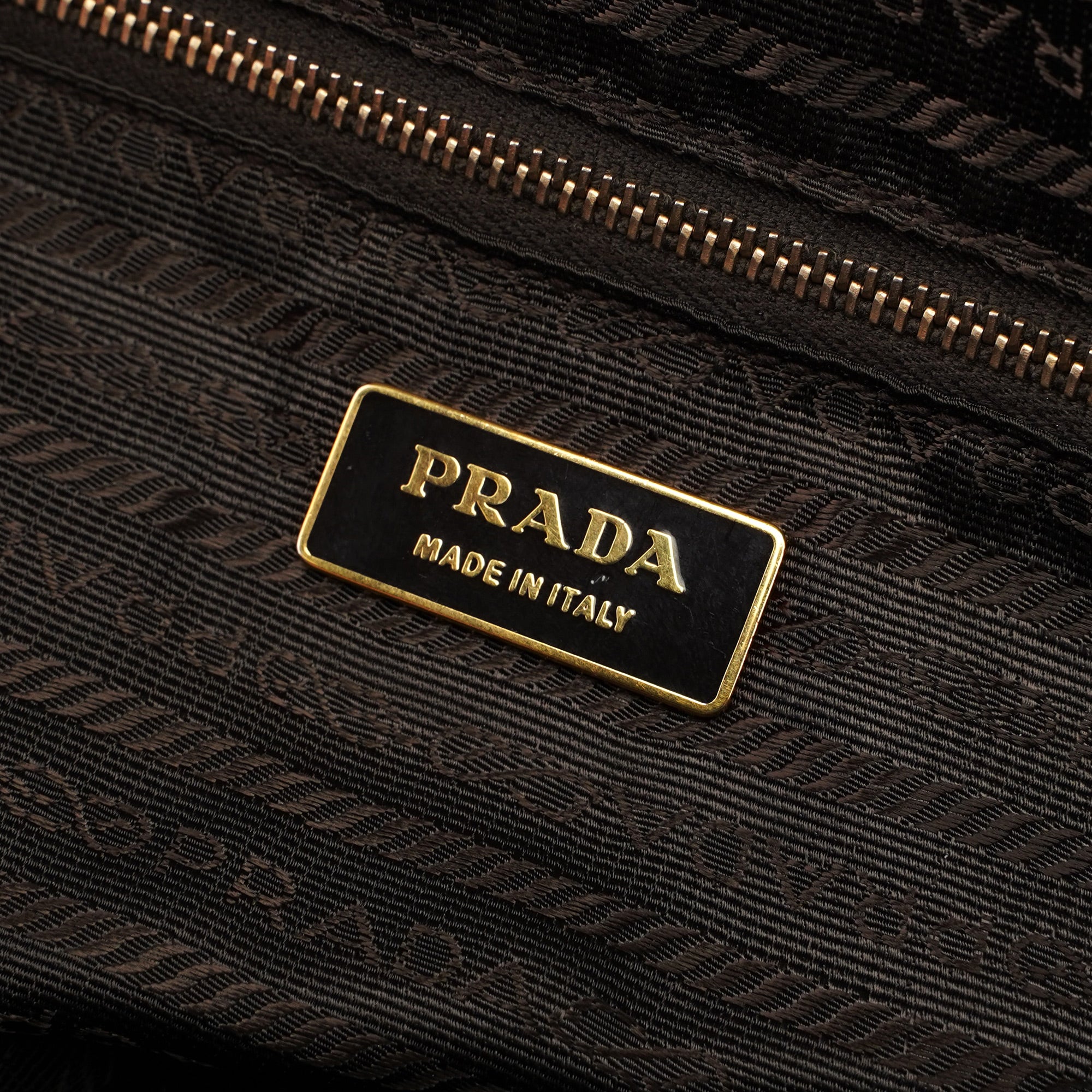 Brown Vitello Chic Shoulder Bag