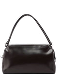 Brown Vitello Chic Shoulder Bag