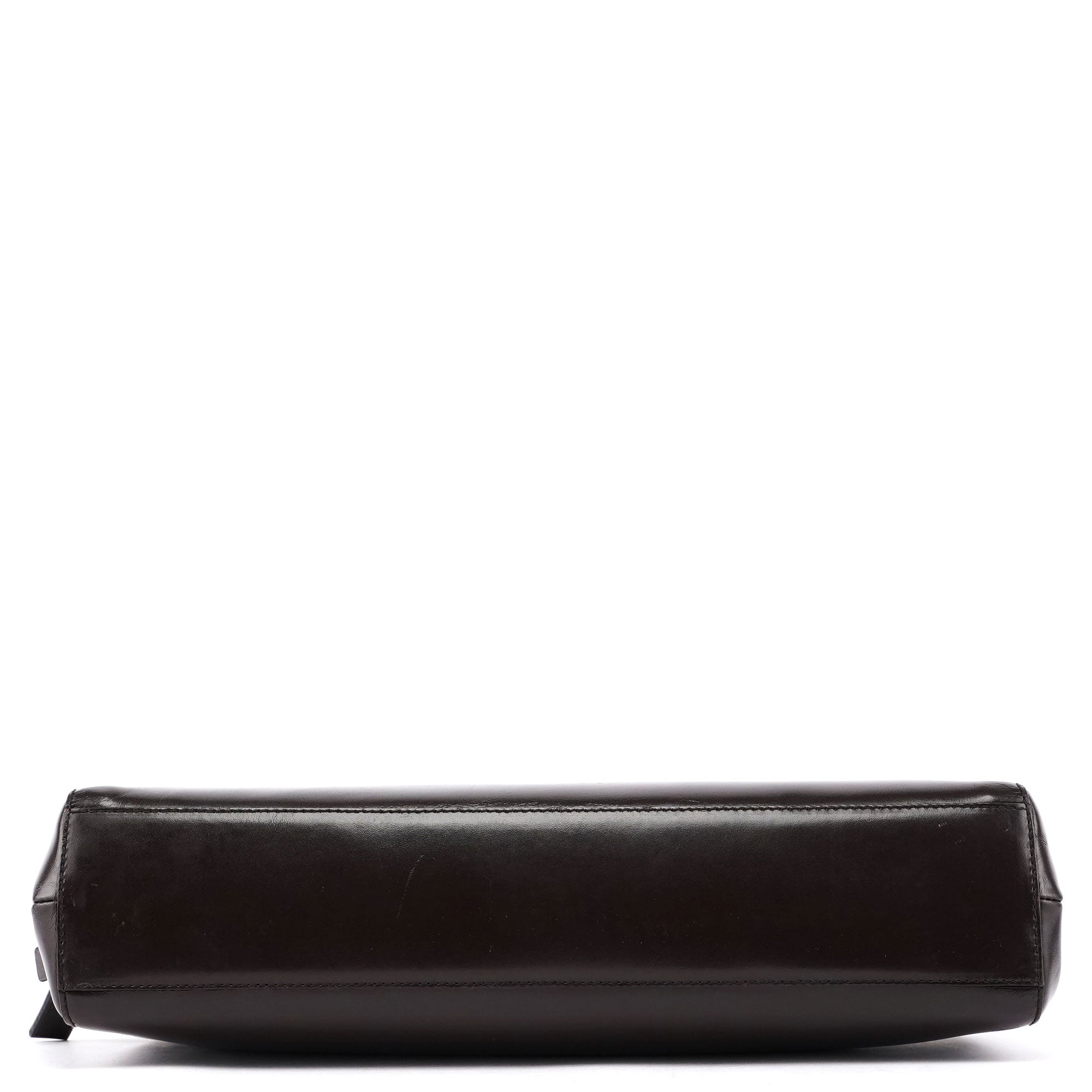 Brown Vitello Chic Shoulder Bag