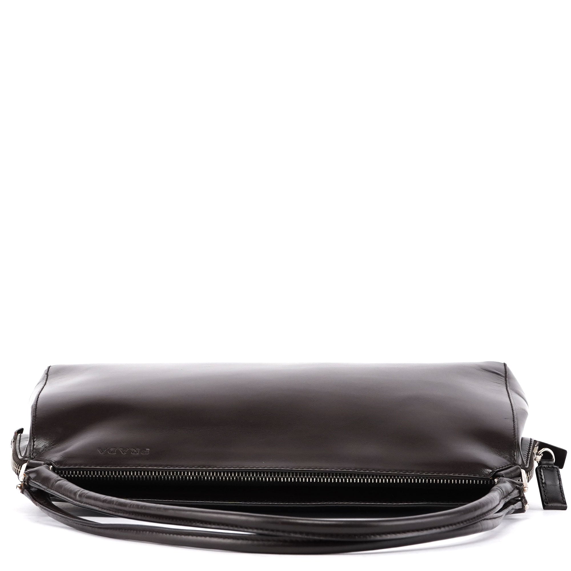 Brown Vitello Chic Shoulder Bag