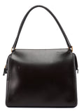 Brown Vitello Chic Shoulder Bag