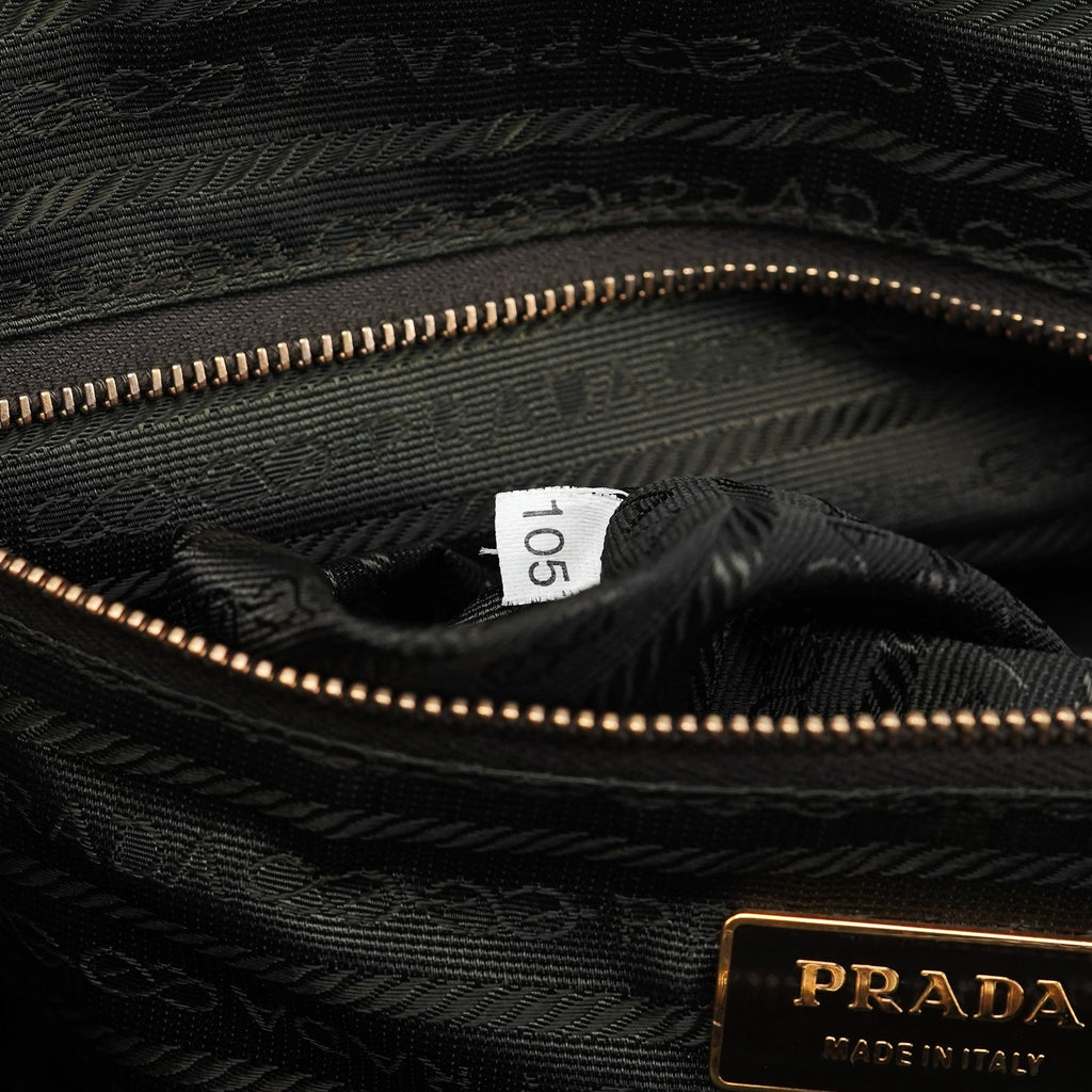 Brown Vitello Chic Shoulder Bag