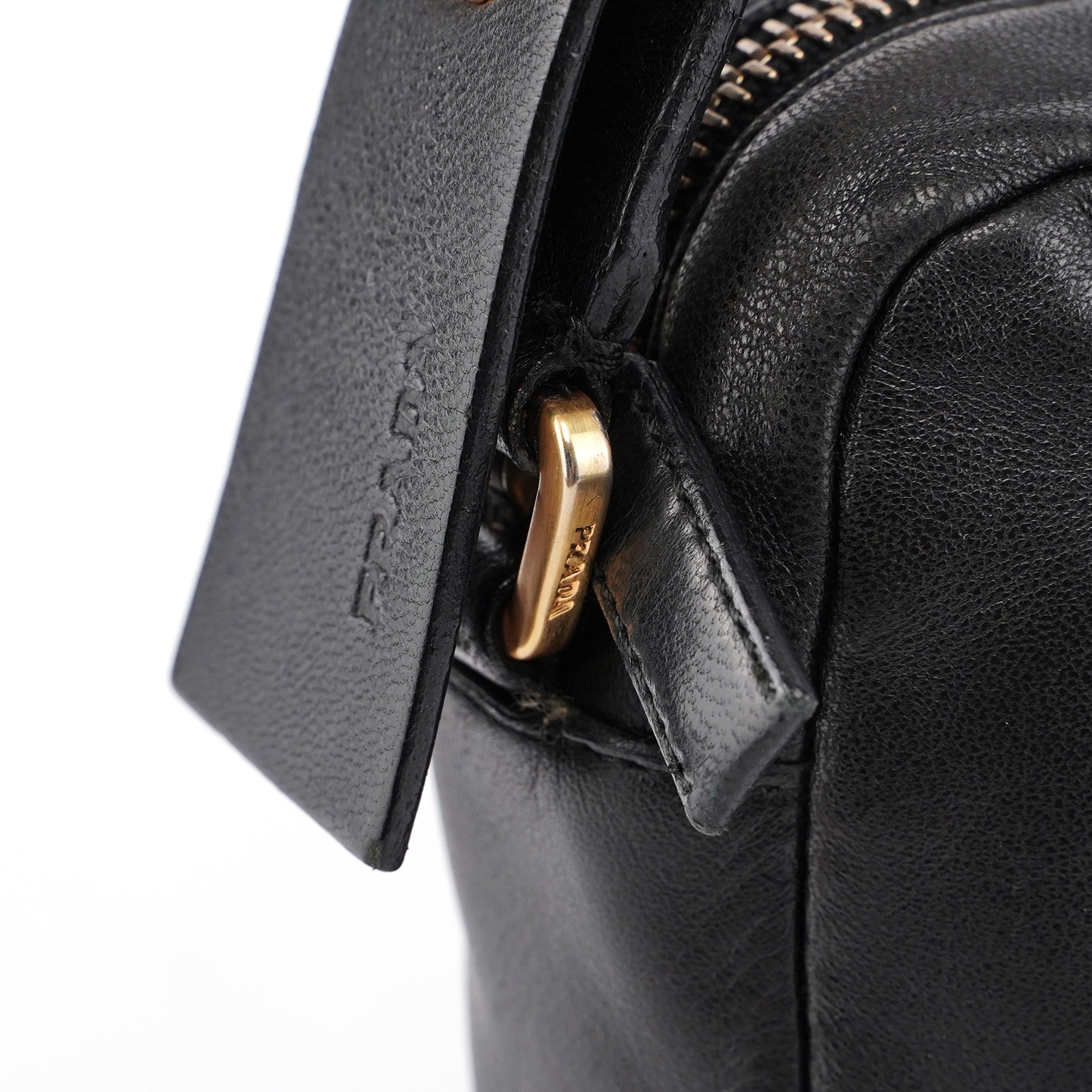 BT0054 Black Nappa Box Shoulder Bag