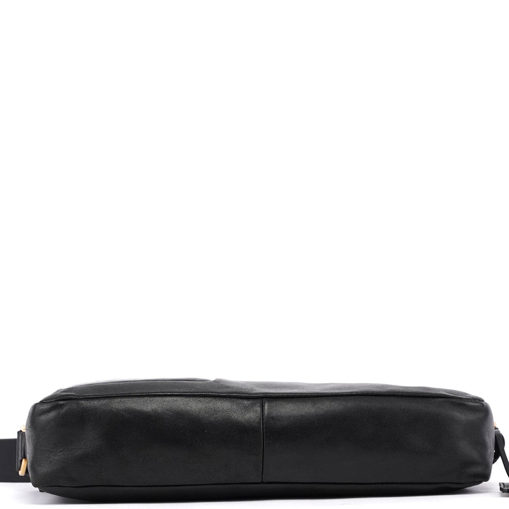 BT0054 Black Nappa Box Shoulder Bag