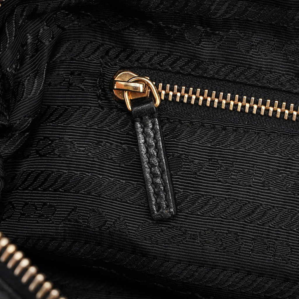 BT0054 Black Nappa Box Shoulder Bag