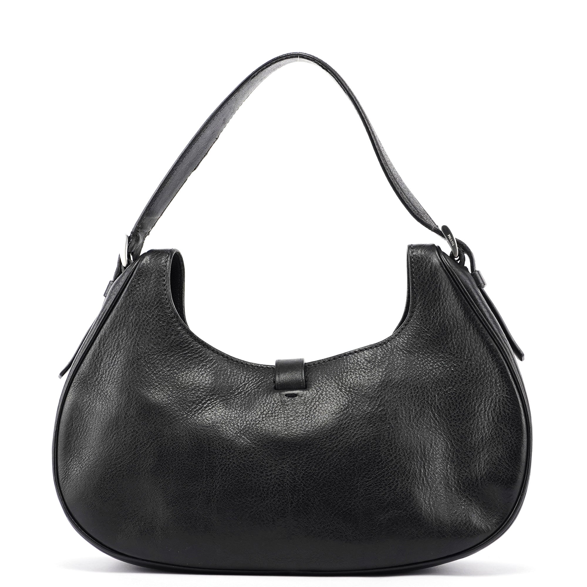Buffalo Leather Hobo Shoulder Bag