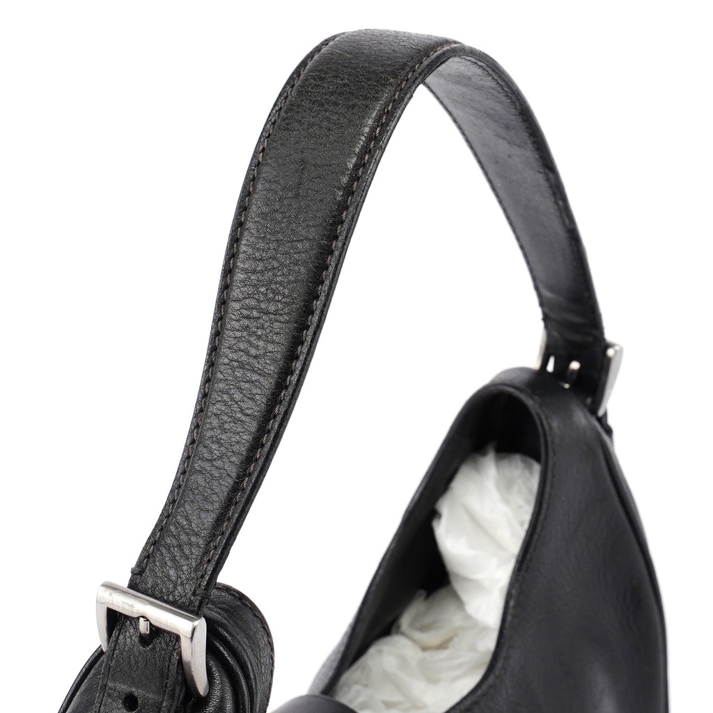 Buffalo Leather Hobo Shoulder Bag