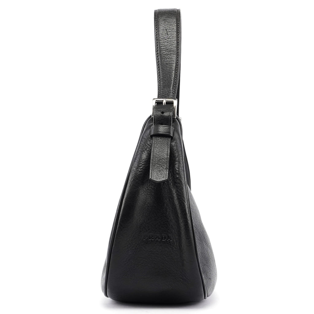 Buffalo Leather Hobo Shoulder Bag