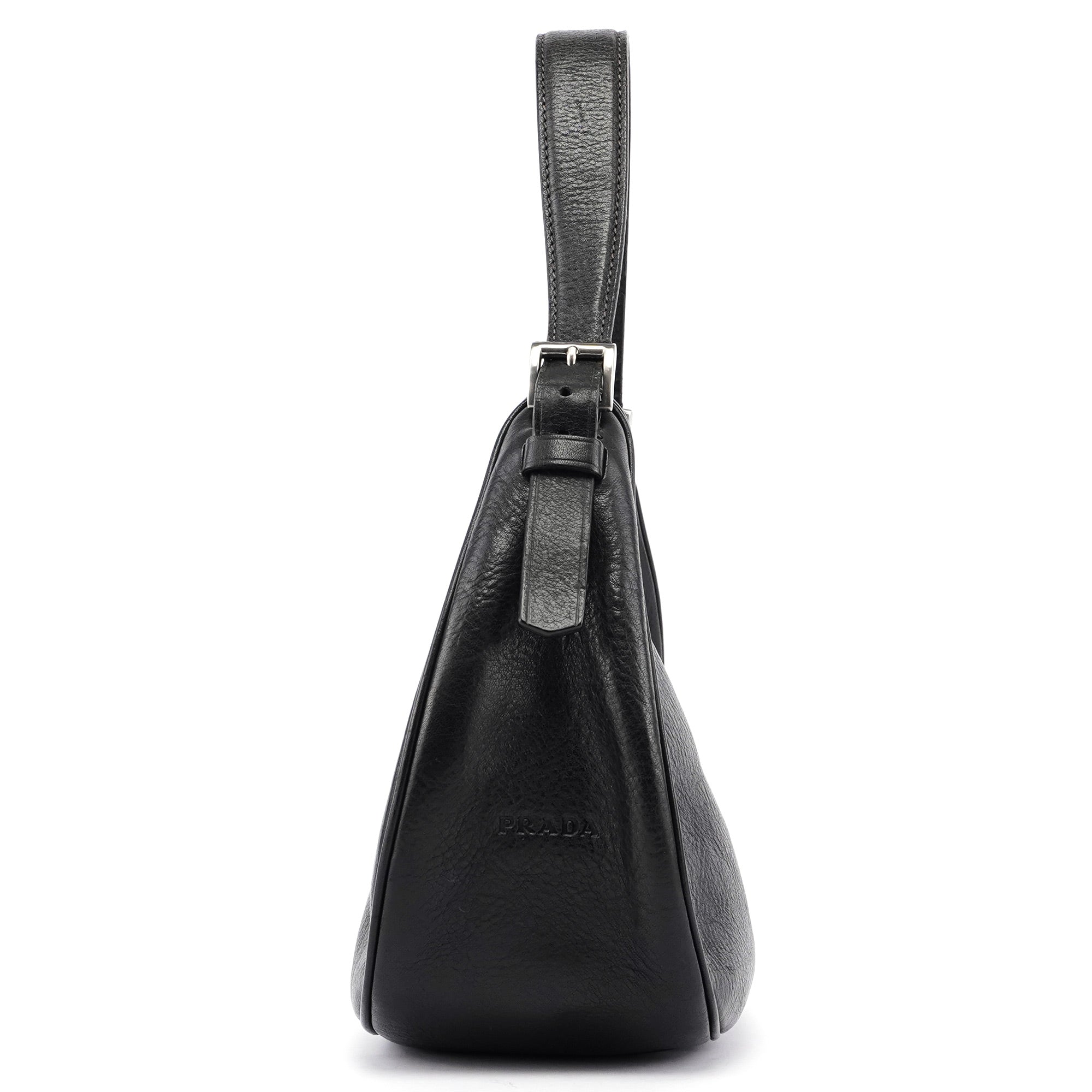 Buffalo Leather Hobo Shoulder Bag