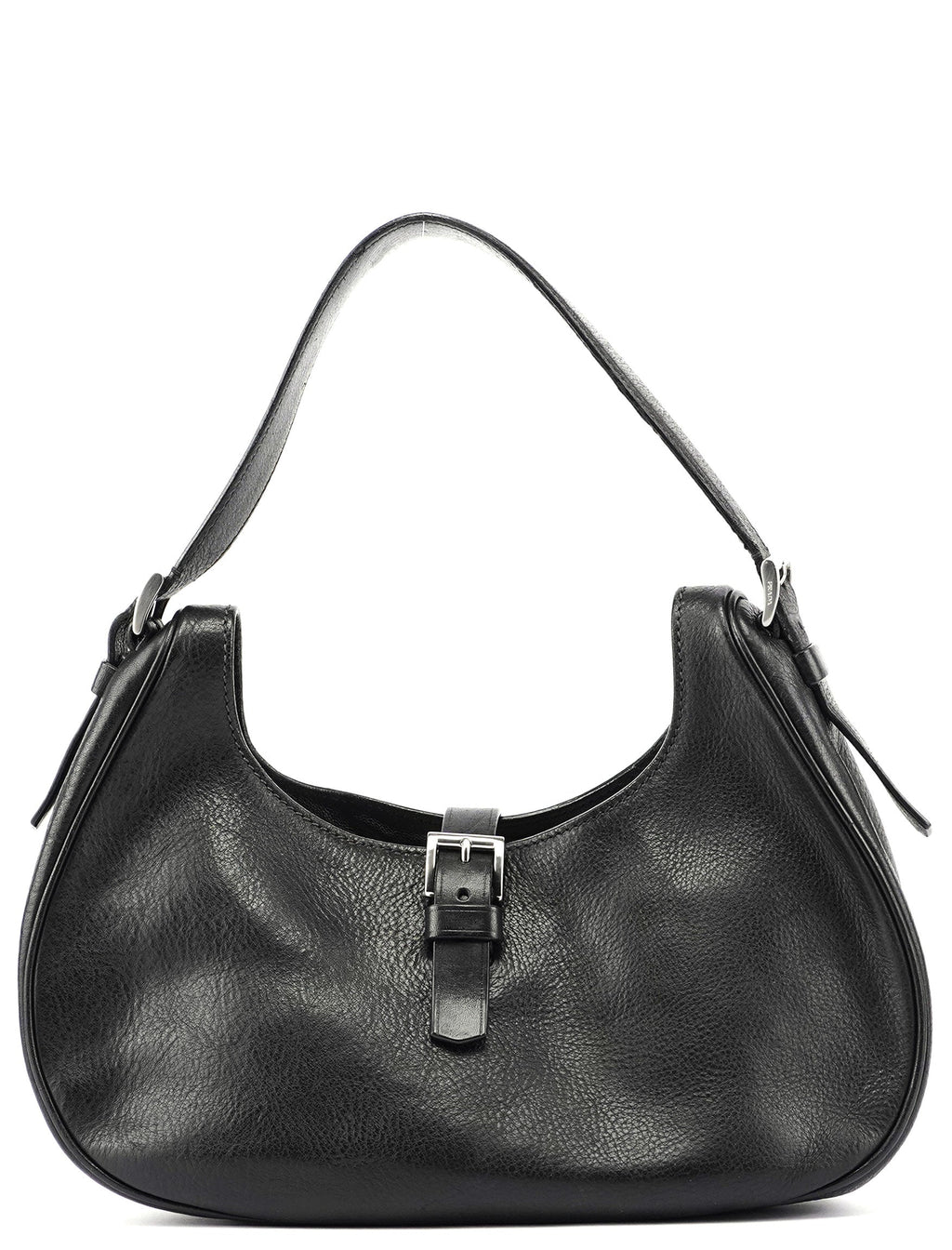 Buffalo Leather Hobo Shoulder Bag