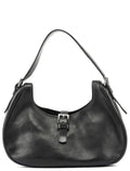 Buffalo Leather Hobo Shoulder Bag