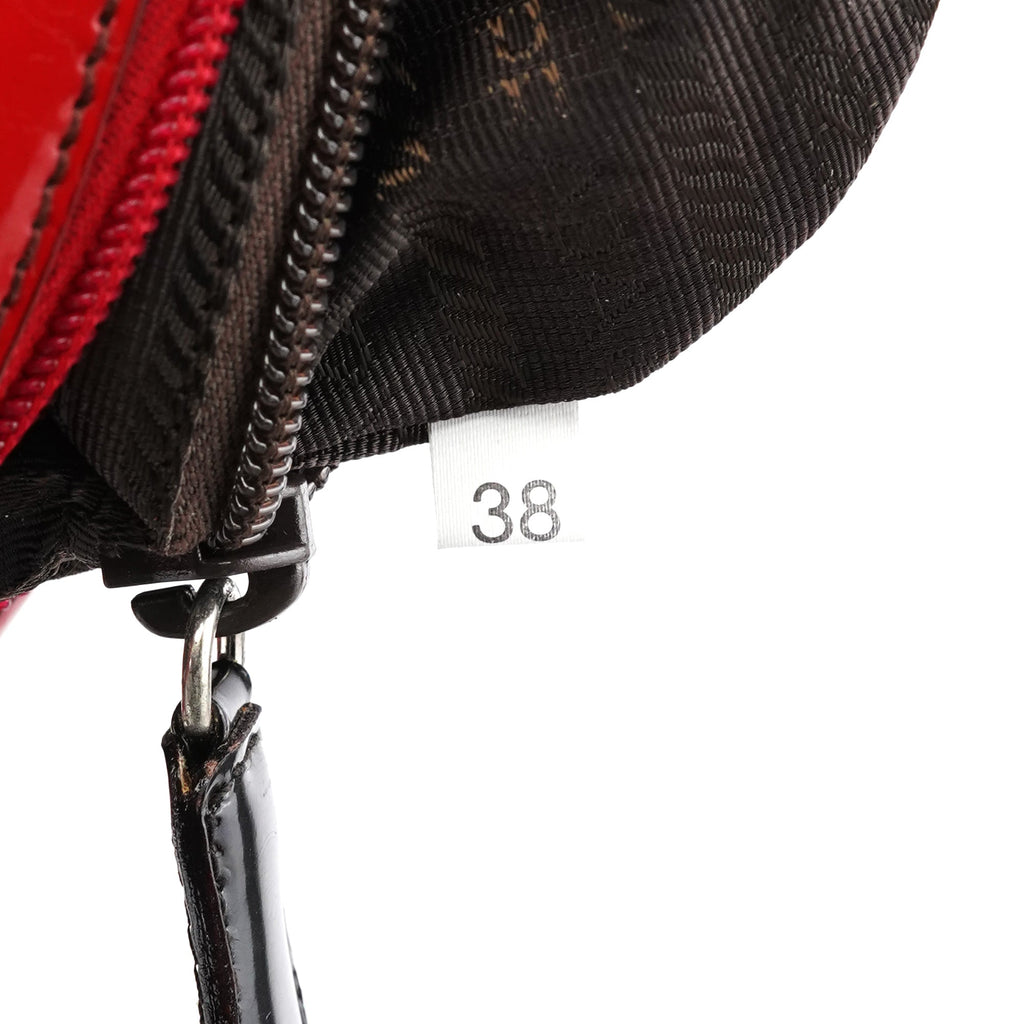 Burgundy Spazzolato Leather Shoulder Bag