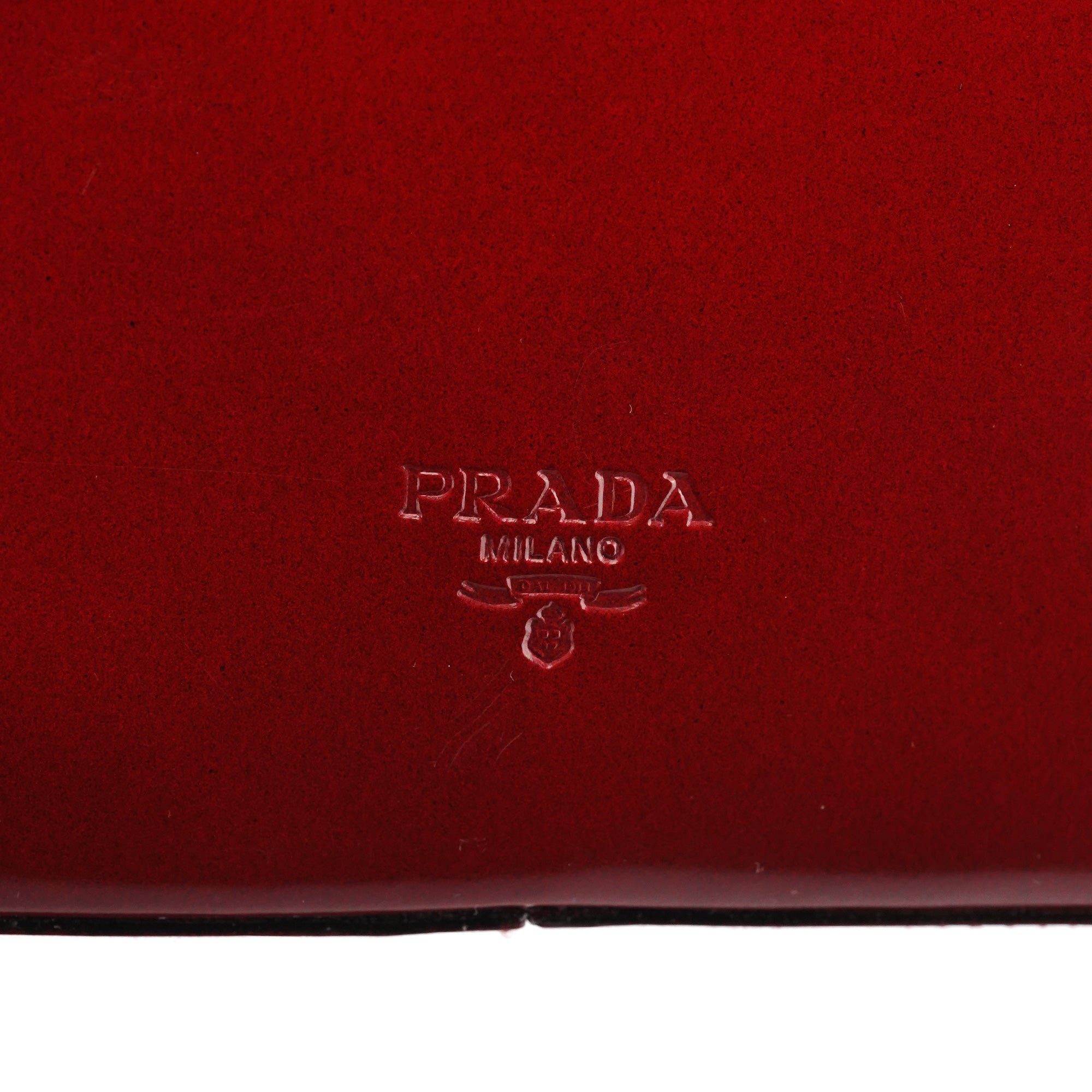 Burgundy Spazzolato Leather Shoulder Bag